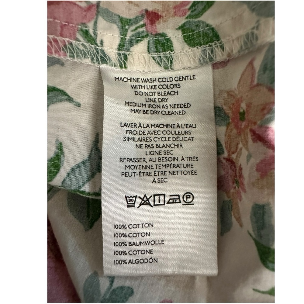 Anthropologie The Somerset Maxi Dress Puff Sleeve Edition Large P Dainty Floral - Picture 12 of 12